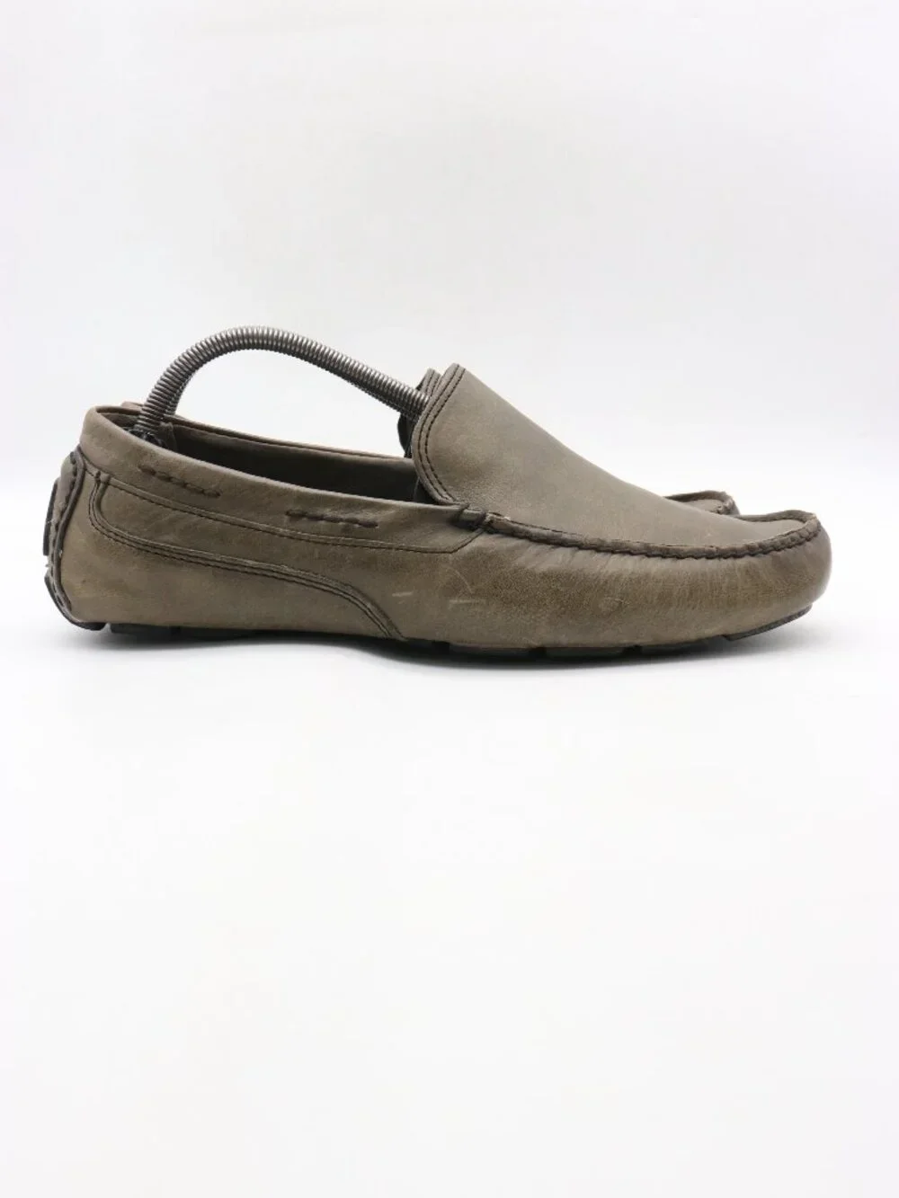 Sperry Gold Cup Penny Loafers Shoes Men's 10.5 Olive Green Leather Slip On